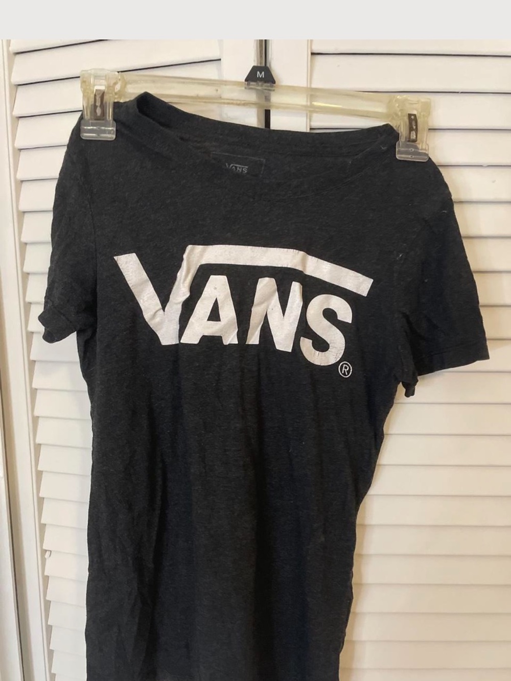 Vans Women's Black Graphic Logo Short Sleeve Tee